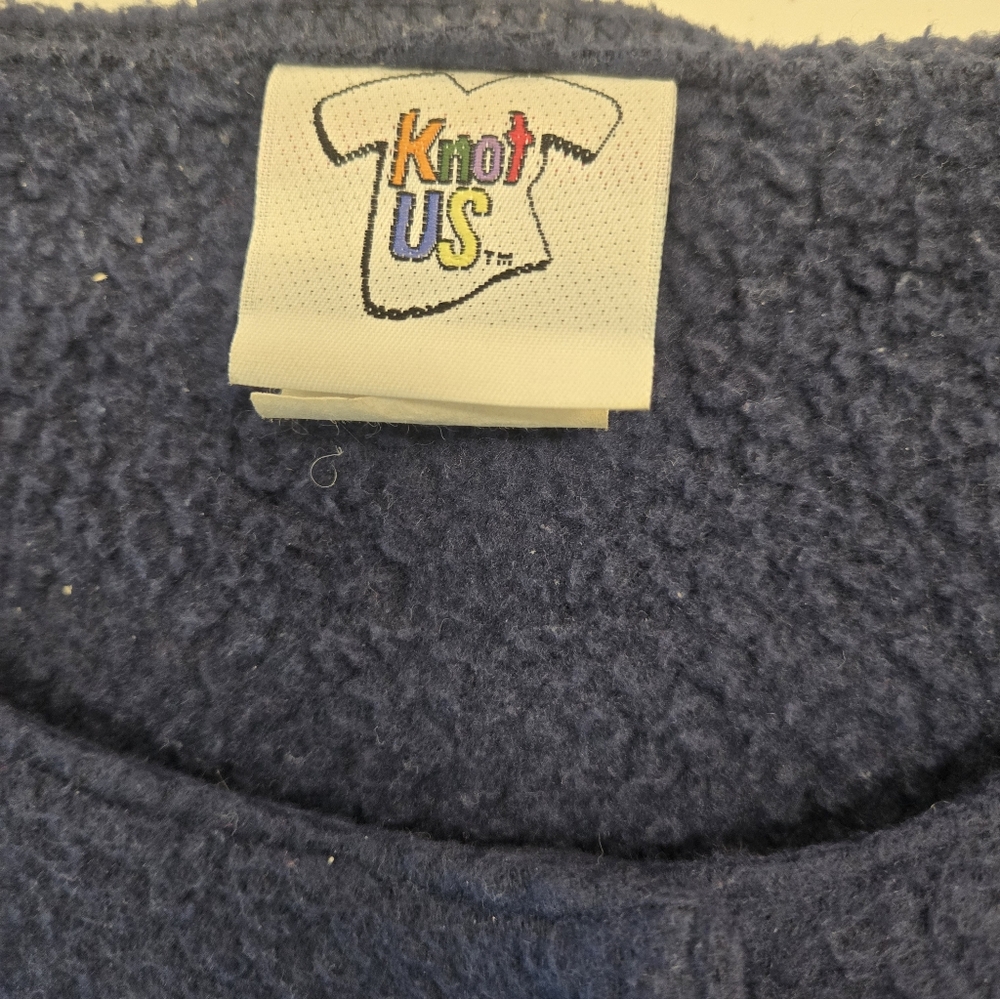 Navy Blue Fleece Lab Jacket - Picture 3 of 3